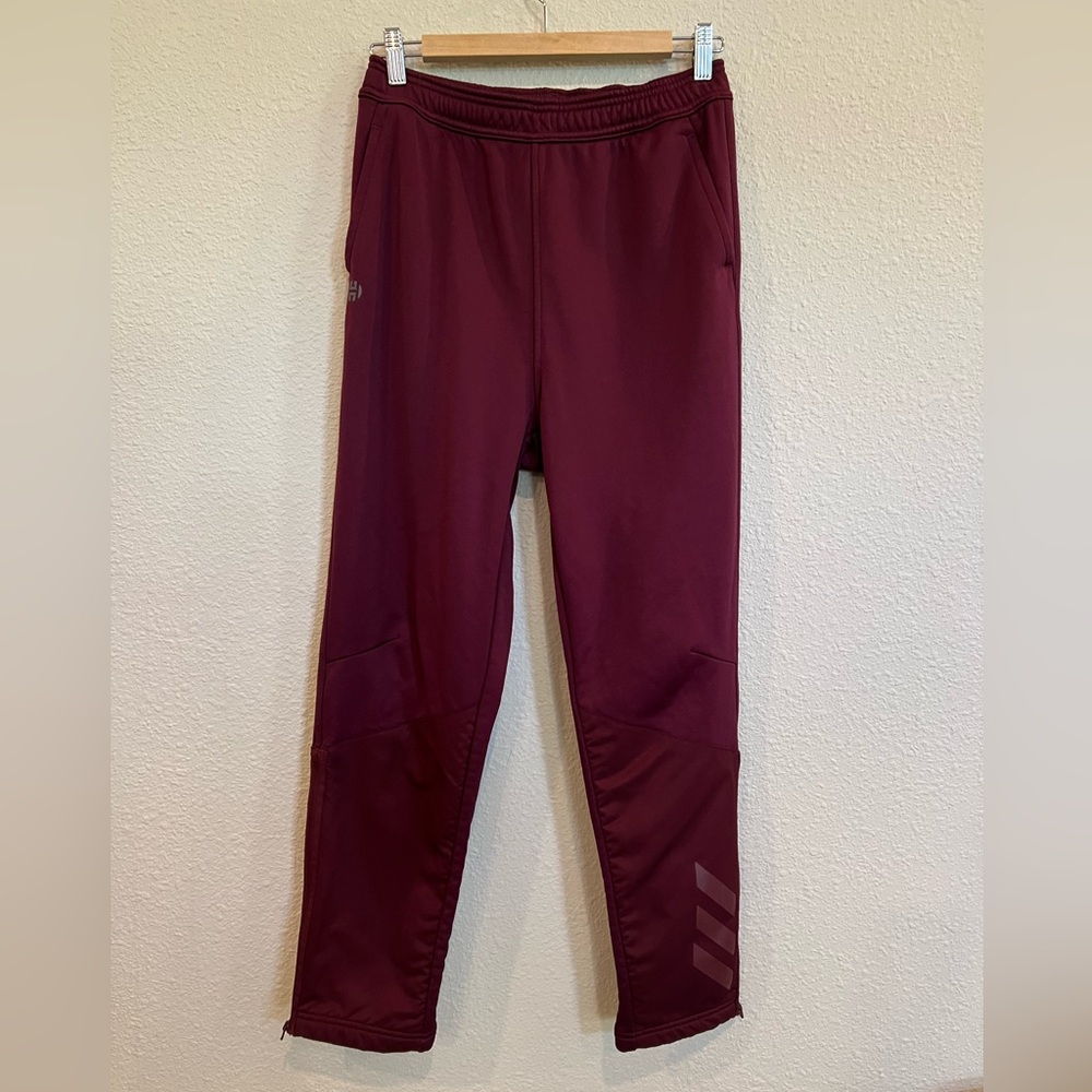 James harden adidas collab maroon joggers youth size large - Picture 1 of 7